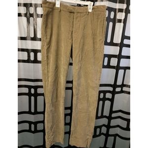 Micheal Bastian Corduroy Pants Sz 34